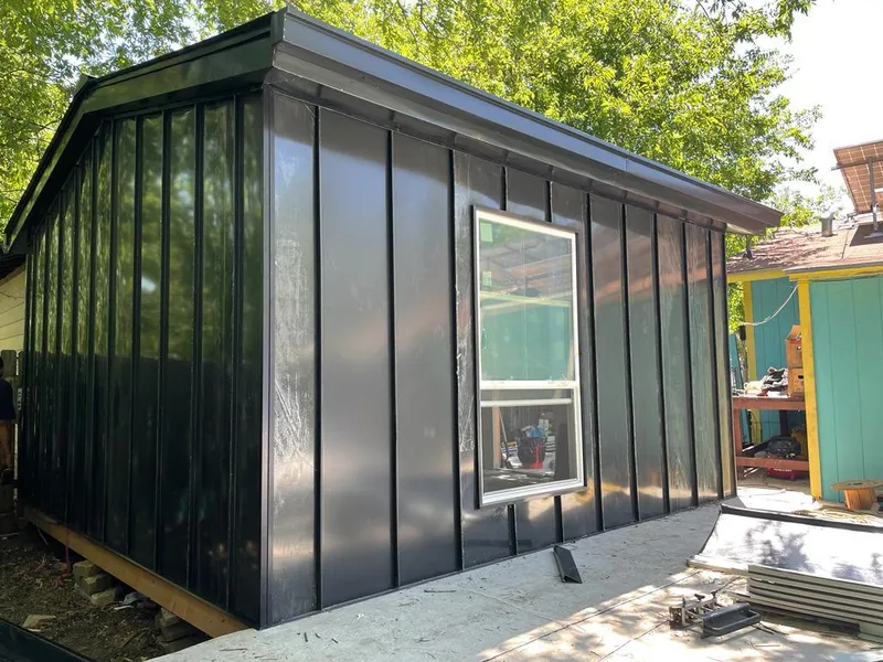 Black standing seam metal wall panels for Roof Inspection in Hardeeville